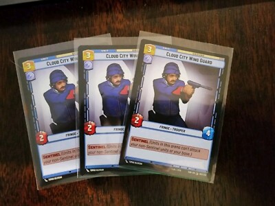 X3 Cloud City Wing Guard 063 Star Wars Unlimited Spark Of Rebellion