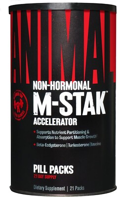 Universal Nutrition Animal M-Stak Non-Hormonal Muscle Growth & Power 21 Packs