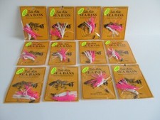 12 BLACK SEA BASS SKIRTED 2 DROP HI-LO TIDE RITE RIGS SALTWATER FISHING CHOICE