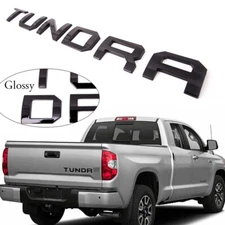 NEW Gloss Black Rear Emblem Decal for 2014 -2021 TUNDRA Tailgate Letters