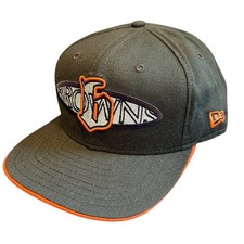 Vtg 90s Cleveland Browns New Era Snapback Baseball Cap Made in USA Deadstock