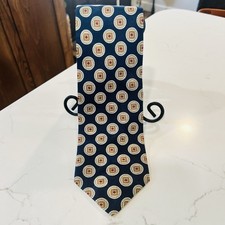 Vintage Oleg Cassini 100% Silk Made in the USA Neck Tie Great Pattern