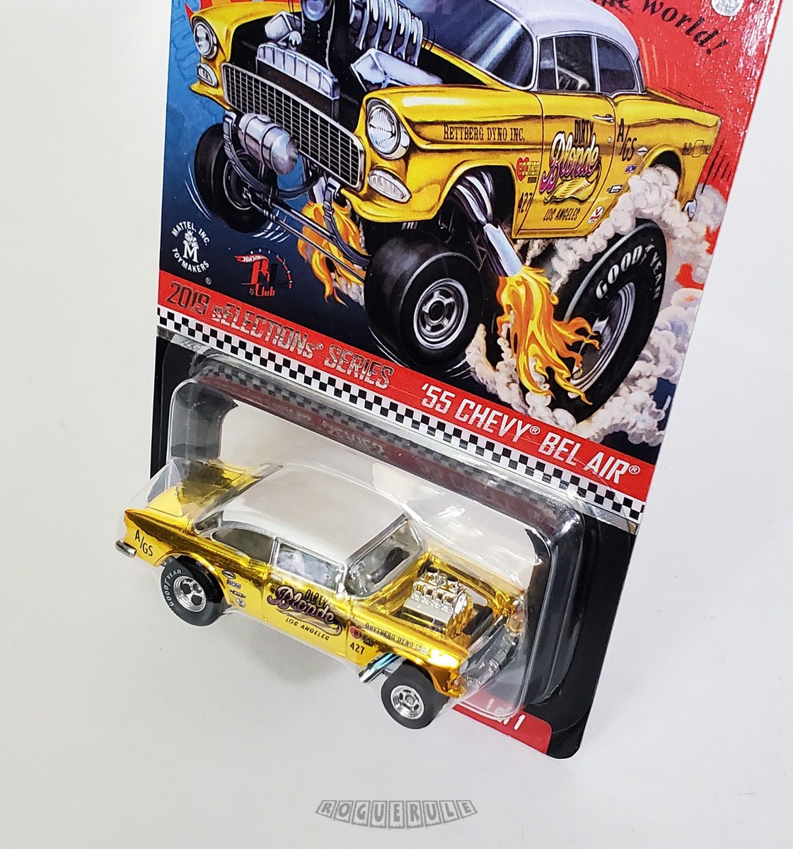 🚦Hot Wheels 2019 RLC Red Line Club sELECTIONs '55 Chevy Bel Air