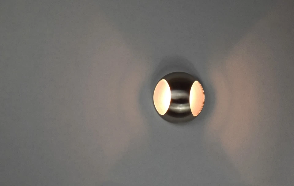 Aplique de pared de aluminio ET2 E20540 Nickel Guiño 5,25" Foto 3 de 4