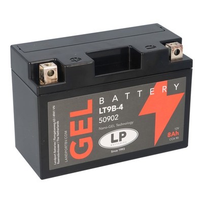 LANDPORT Batterie LT9B-4 Gel 12V 8Ah passend Yamaha Majesty 400 MT-03 T-Max 500