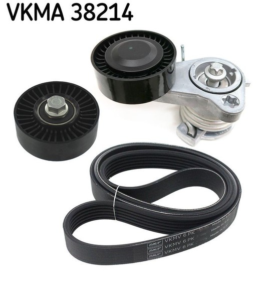 SKF Keilrippenriemensatz Vkma 38214 FüR BMW-image