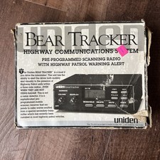 Vintage Uniden Bear Tracker Model BCT-2 Mobile Scanner Scanning Radio READ