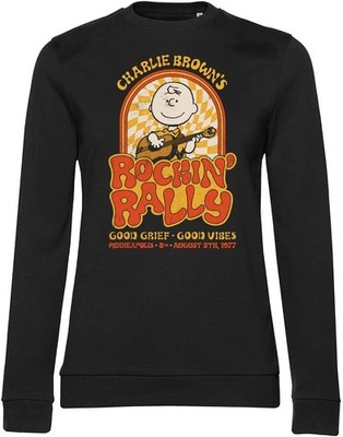 Peanuts Damen Charlie Browns Rockin Rally Girly Sweatshirt PNC-53-PN004-H48-16