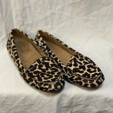 Vionic Larrun Loafers Leather Cowhide Slip On Shoes Tan Women  s Size 8