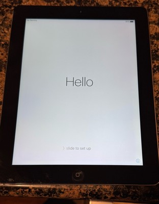 Apple iPad 3rd Gen 64 GB A1403 Wi-Fi + Cellular 9.7 Silver Fair Condition