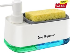 Kitchen Hand Soap and Dish Soap Dispenser Set, Dual Soap Dispenser with