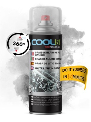 Weißes Lithiumfett Cool5 White Grease 360° Spray 400ml