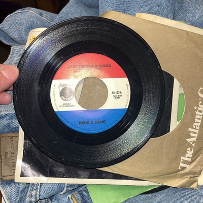 Rene & Rene Lo Mucho Que Te Quiero / Angelito 7'' Vinyl Single Black Arriba AR-1 