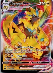 Zeraora VMAX 054/159 Crown Zenith Ultra Rare Holo