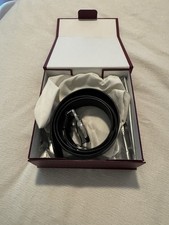 Gucci GG Marmont Black Leather Belt Size 100 AUTHENTIC