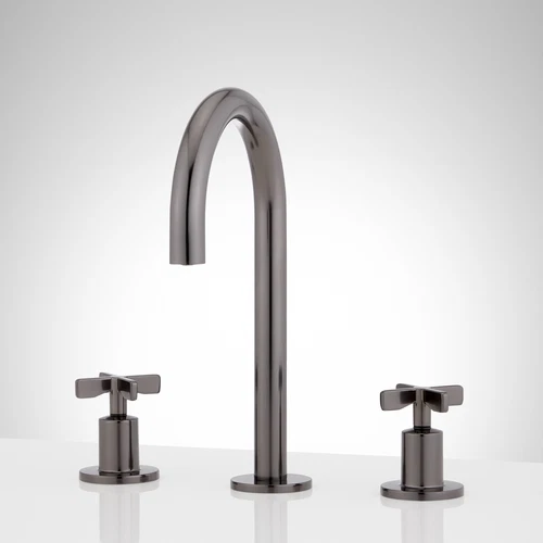 Signature Hardware 488904 Vassor 1.2 GPM Widespread Bathroom Faucet with Pop-Up - Picture 2 of 2