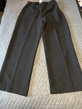 Women's Dress Pants, Size 12 Black , Zip Side