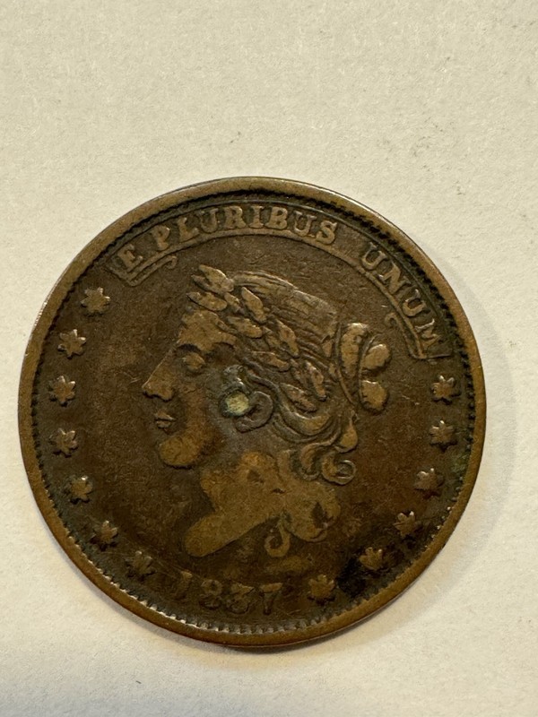 1837 Hard Times Token Millions For Defense Not One Cent For Tribute   BF