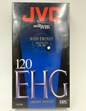 JVC EHG Library Master VHS Recordable Tape 120 Min T-120 EHG Sleeve