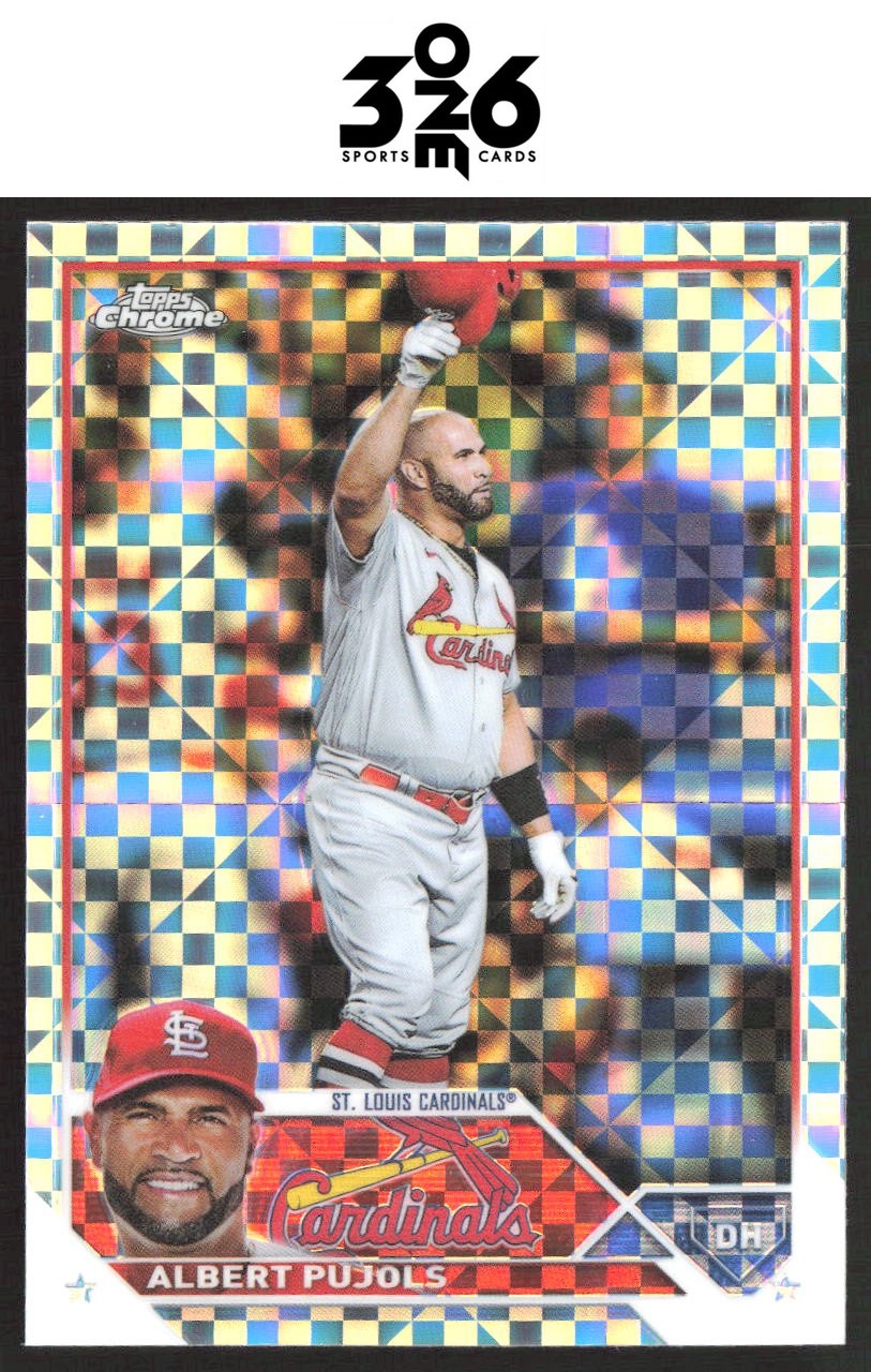 Albert Pujols 2023 Topps Chrome X-Fractors #143