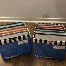 Vintage 1999 Leap Frog Phonics Desk Learning System Letters Cards