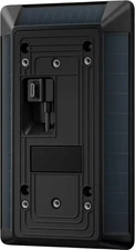 Solar Charger for Ring Battery Doorbell - Black