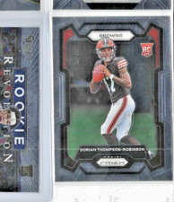2023 Panini Prizm Rookie Card RC #322 Dorian Thompson-Robinson Browns. rookie card picture