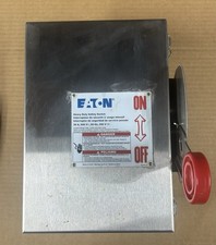 Eaton 30 Amp 3 Pole 600 Volt Non Fused Nema 4x Stainless Disconnect