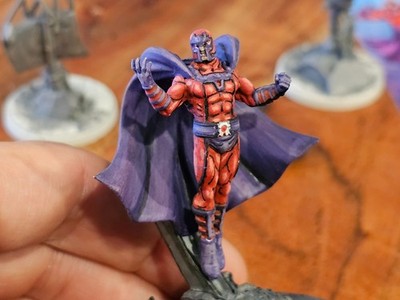 Marvel Crisis Protocol Magneto Very Well Painted Big Card Only MF267