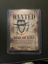 Namco One Piece CCG Portgas.D.Ace Secret Rare Foil Carrying On His Will OP13-119