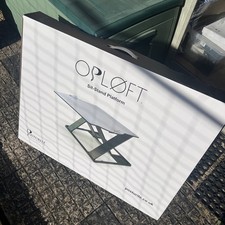 Posturite Oploft Sit-Stand Platform Standing Desk and Oploft monitor arm