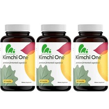 3Pcs Brightcore Nutrition - Kimchi One Kimchi Powder Capsules Probiotics Enzymes