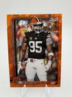 2025 Topps Chrome Sapphire Football Orange Myles Garrett #70