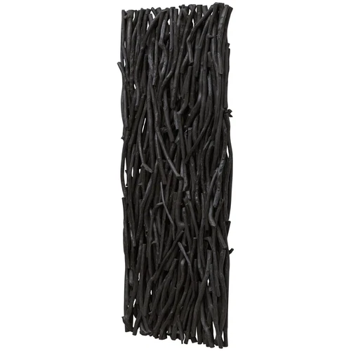 Uttermost Gathered Teak Black Wood Wall Decor - Picture 5 of 6
