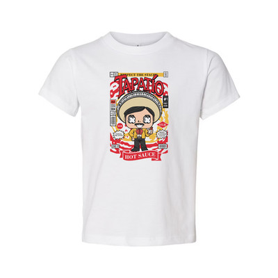 Tapatio Man Unisex Graphic Tee Featuring Cartoon Señor With Bold Hot Sauce Artwo