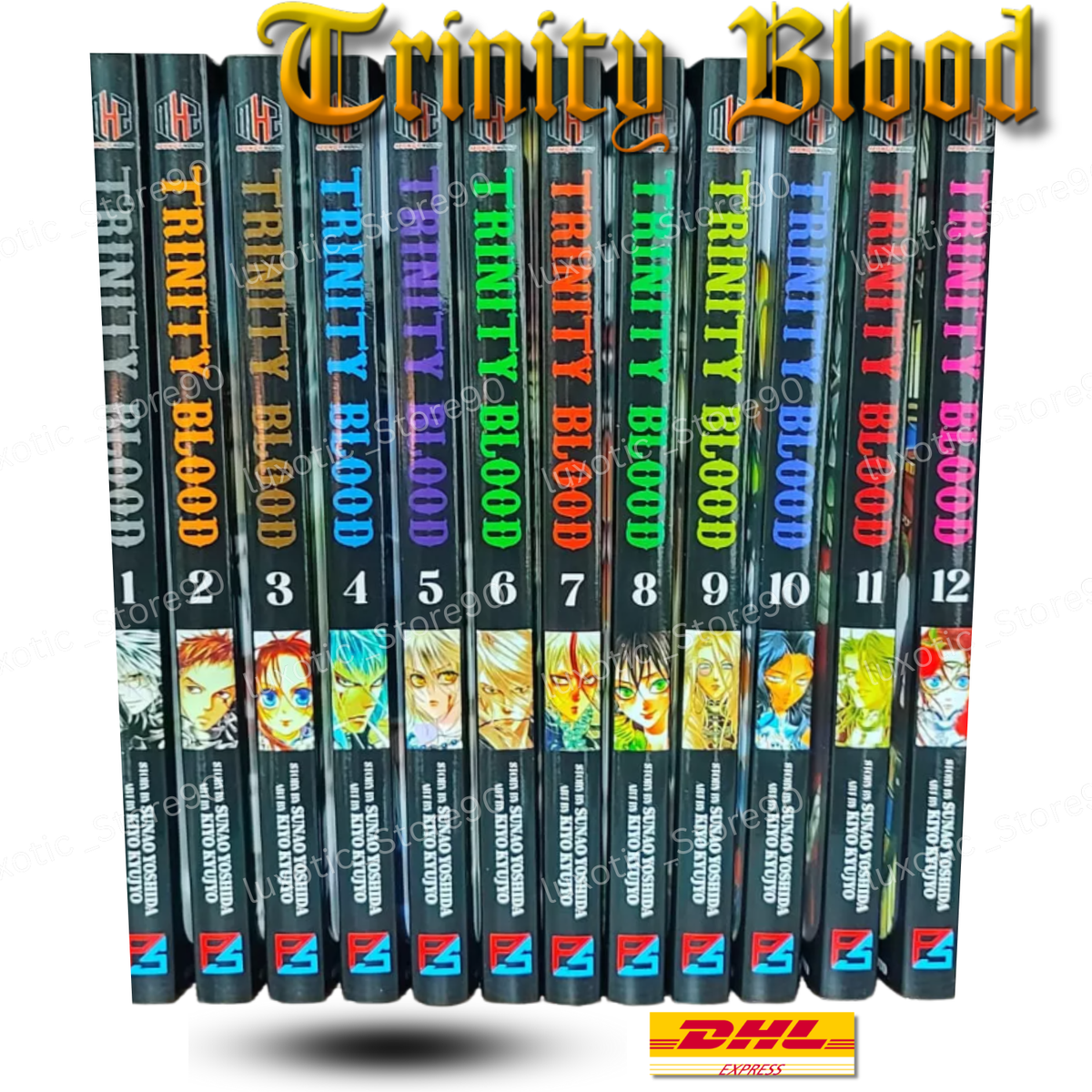 Trinity Blood Manga Vol.1-12 FULL SET English Comic By Sunao
