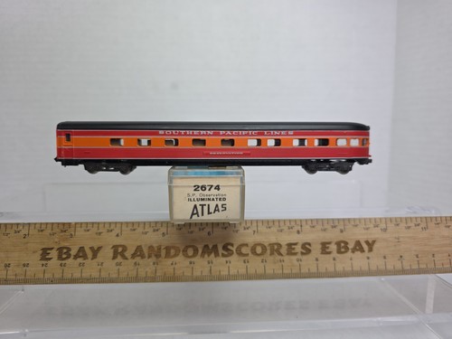 Coche de pasajeros Atlas escala N 2674 iluminado de observación diurna del Pacífico Sur  | Condition: Used