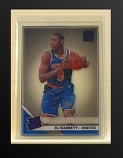 2019-20 Panini Clearly Donruss Rated Rookie Purple Foil RJ Barrett #53 Knicks RC