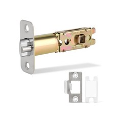 Adjustable Deadlatch 2-3/8'' or 2-3/4'', Keyed Entry Door Lock 45 Turning