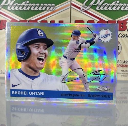 2025 Topps Chrome Platinum Anniversary Shohei Ohtani #17 Image Variation SSP  🚨
