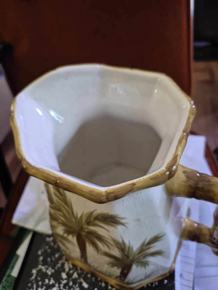 Jarrón tropical|Jarrones|Decoración del hogar|Decoración costera Foto 4 de 4