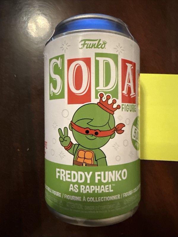 Freddy Funko as Raphael Funko Soda Fundays 5000 Piece Limited Edition Sealed