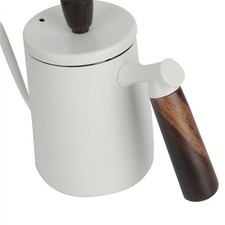 New Portable Stainless Steel Coffee Pot Smooth For Home Office Use