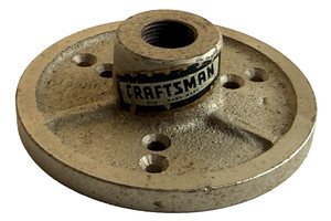 4" CRAFTSMAN Lathe Face Plate , 3/4" Bore ,  16 TPI