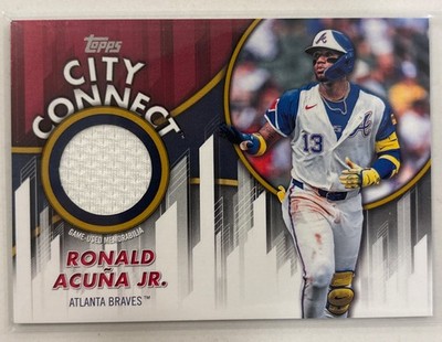 2026 Topps Series 2 Ronald Acuna Jr City Connect Jersey Relic Gold /50 #CC2-RA