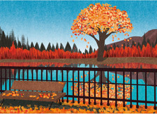 Puzzles for Adults 1000 Pieces, Early Fall Jigsaw Puzzles 1000 Pieces, Adult Int