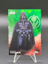 🟢 DARTH VADER ~ 2025 Topps Chrome Sapphire Star Wars #29 ~ Green /99 🟢