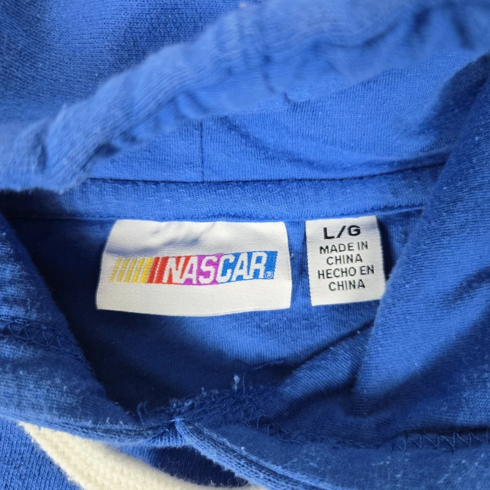 Sudadera con capucha para mujer Dale Jr L grande azul Nascar 88 GIII Foto 4 de 4