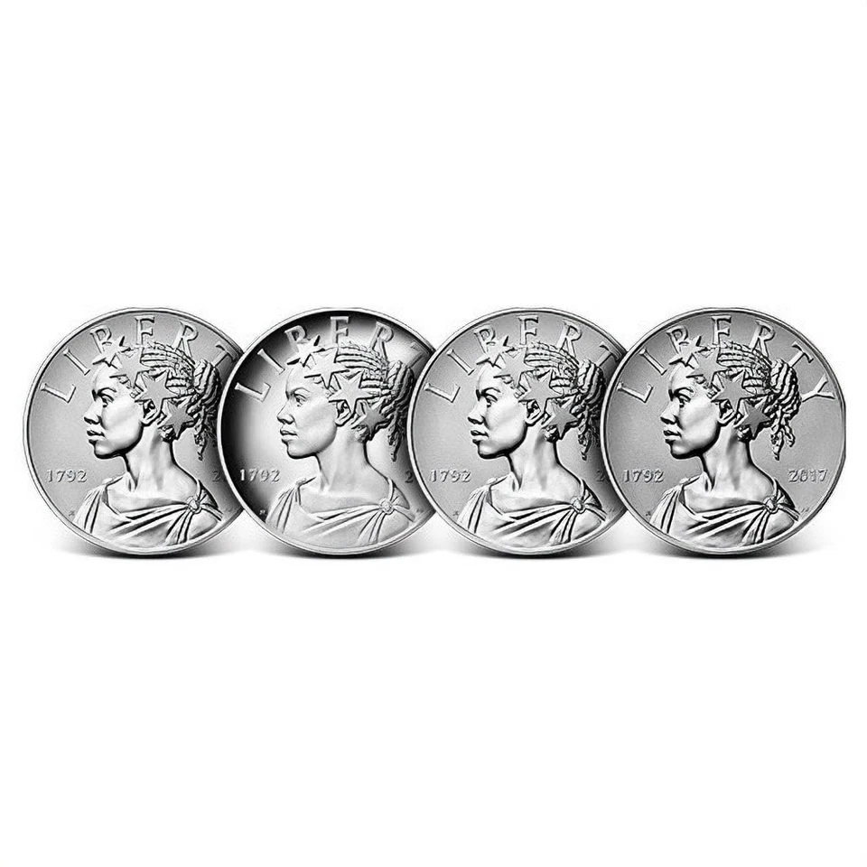 2017 American Liberty 225th Anniversary 4 1 oz .999 Silver Medal OMP U2888 STOCK - Image 4 of 4