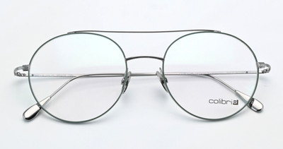 COLIBRIS Eyeglasses SMILLA col 26 Gloss Silver Round Pilot Filigree Lightweig...